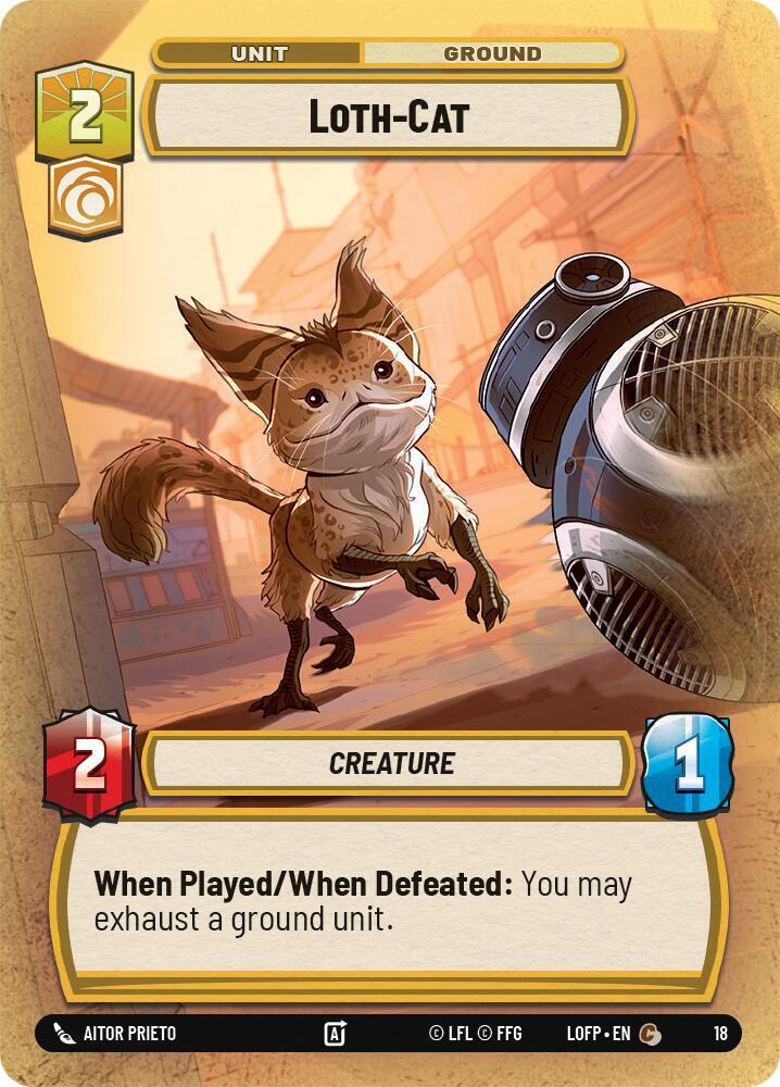 Loth-Cat (18) [Legends of the Force - Weekly Play Promos]
