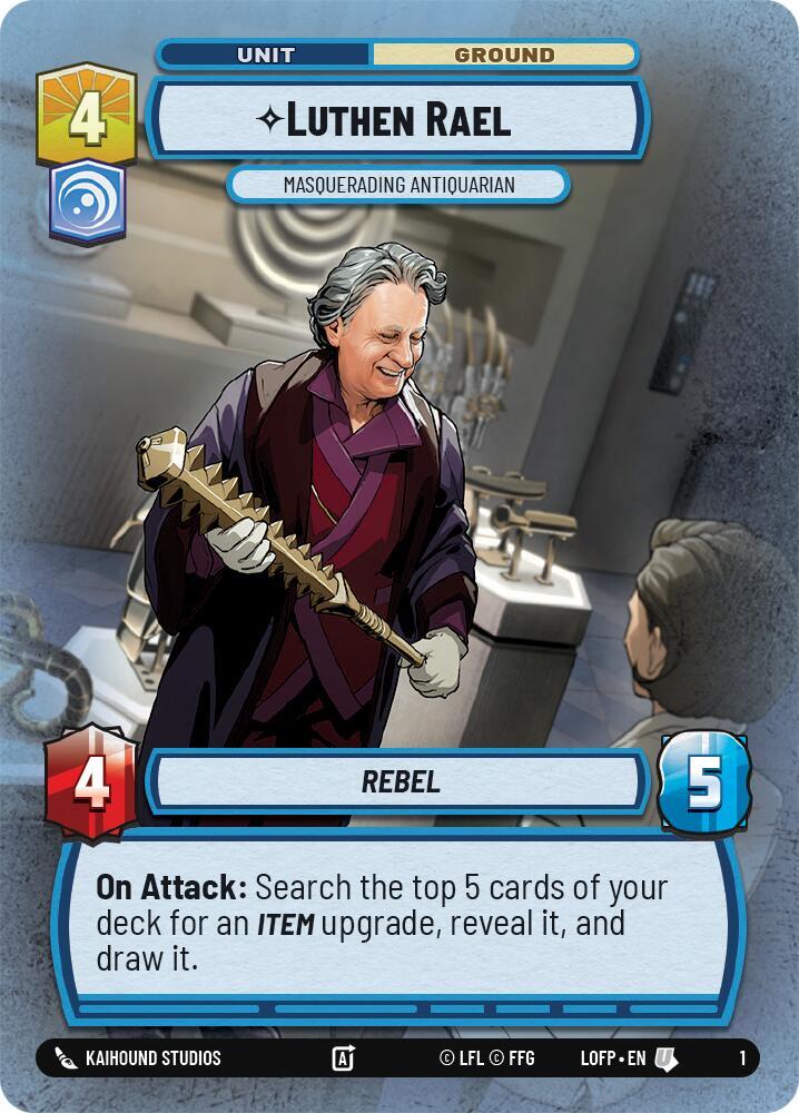 Luthen Rael - Masquerading Antiquarian (1) [Legends of the Force - Weekly Play Promos]