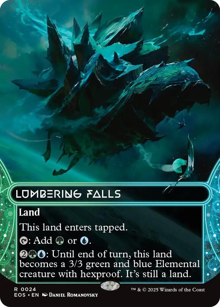 Lumbering Falls (0024) (Borderless) [Edge of Eternities: Stellar Sights]