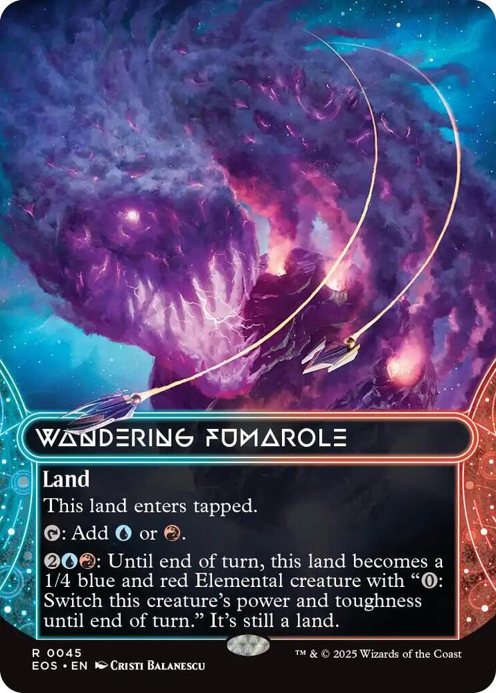 Wandering Fumarole (0045) (Borderless) [Edge of Eternities: Stellar Sights]