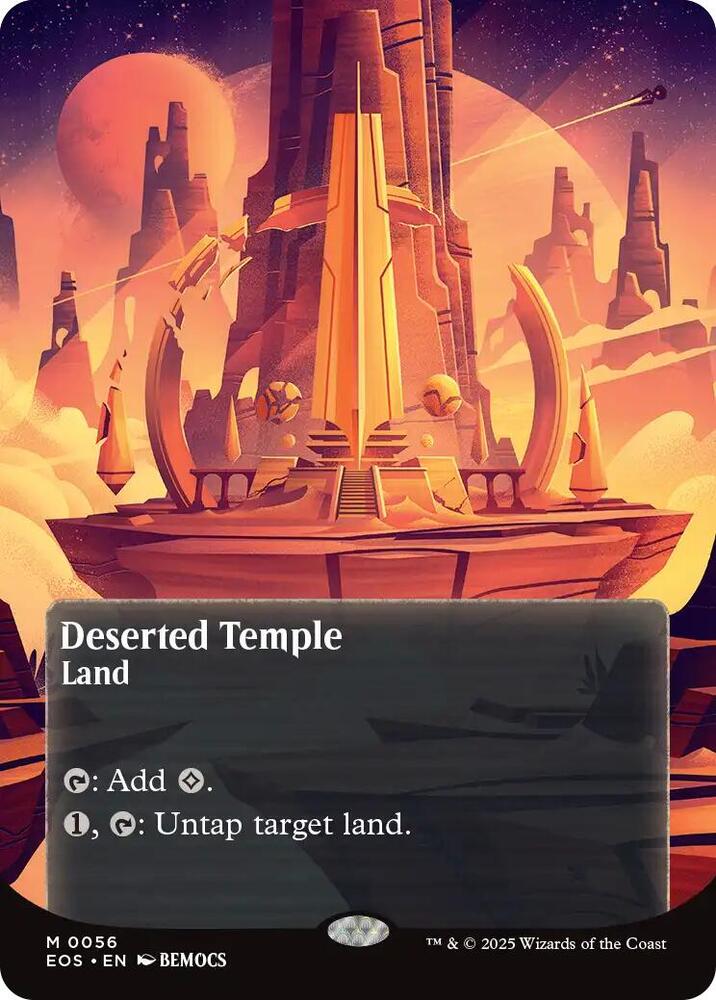 Deserted Temple (0056) (Borderless) [Edge of Eternities: Stellar Sights]