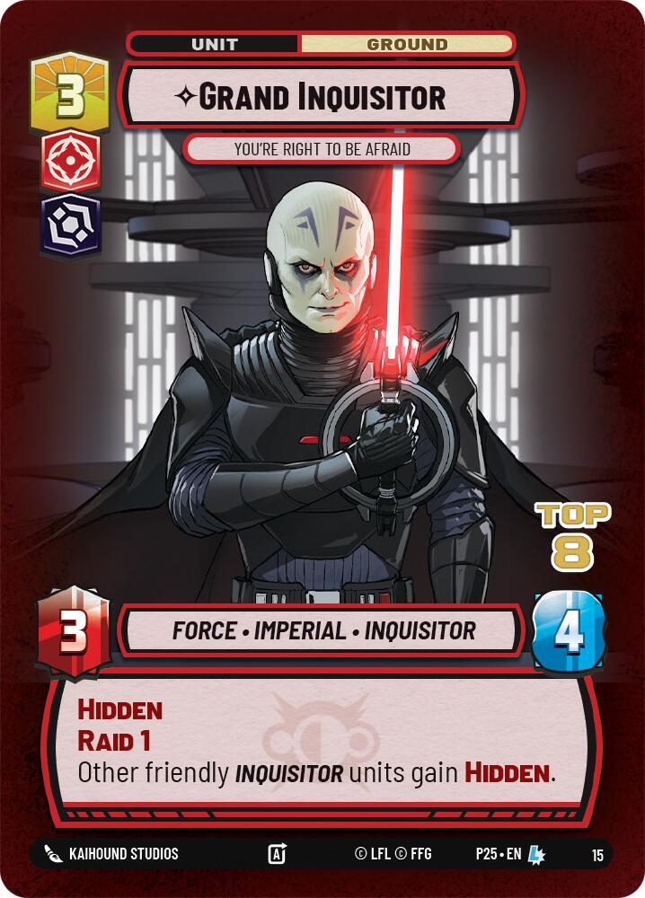 Grand Inquisitor - You're Right to Be Afraid (Top 8) (15) [Organized Play Promos]