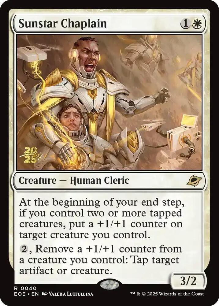 Sunstar Chaplain (40) [Prerelease Cards]