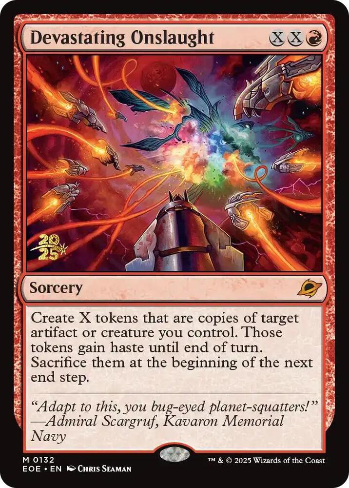 Devastating Onslaught (132) [Prerelease Cards]