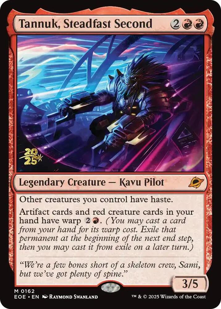 Tannuk, Steadfast Second (162) [Prerelease Cards]