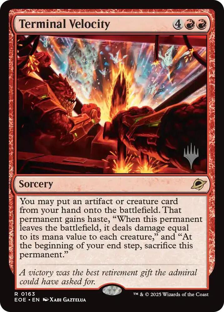 Terminal Velocity (163) [Edge of Eternities Promos]