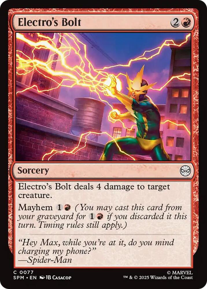 Electro's Bolt (77) [Marvel's Spider-Man]