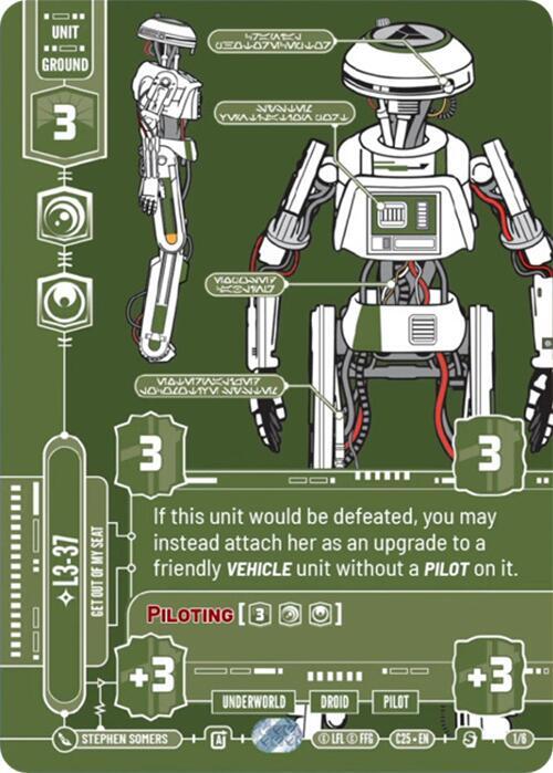 L3-37 - Get Out Of My Seat (1/6) [2025 Convention Exclusive]