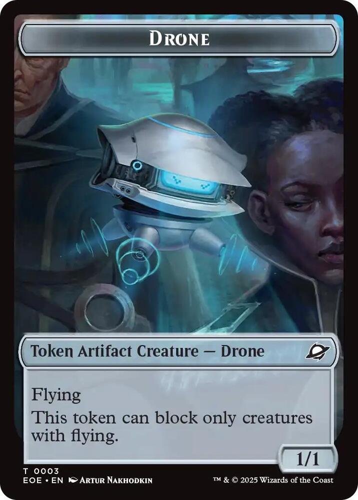 Drone // Lander (0005) Doubled-Sided Token (3 // 5) [Edge of Eternities]