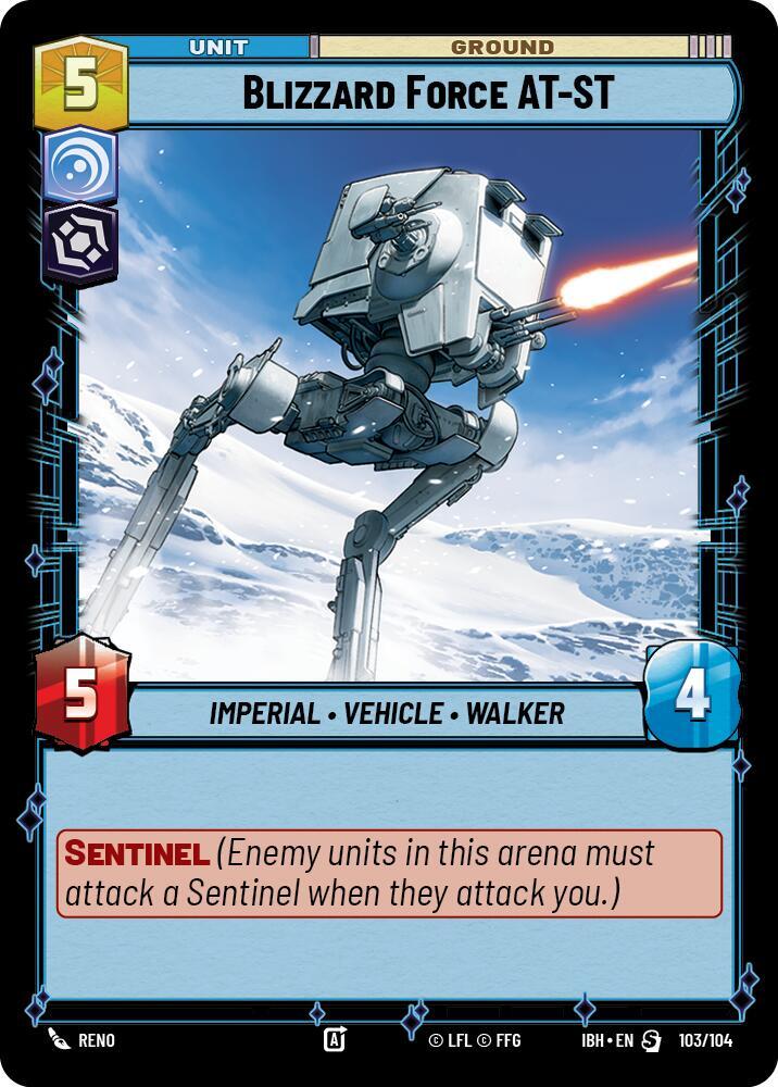 Blizzard Force AT-ST (103/104) [Intro Battle: Hoth]