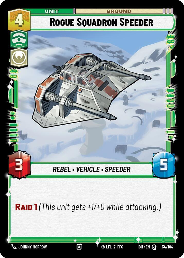 Rogue Squadron Speeder (34/104) [Intro Battle: Hoth]