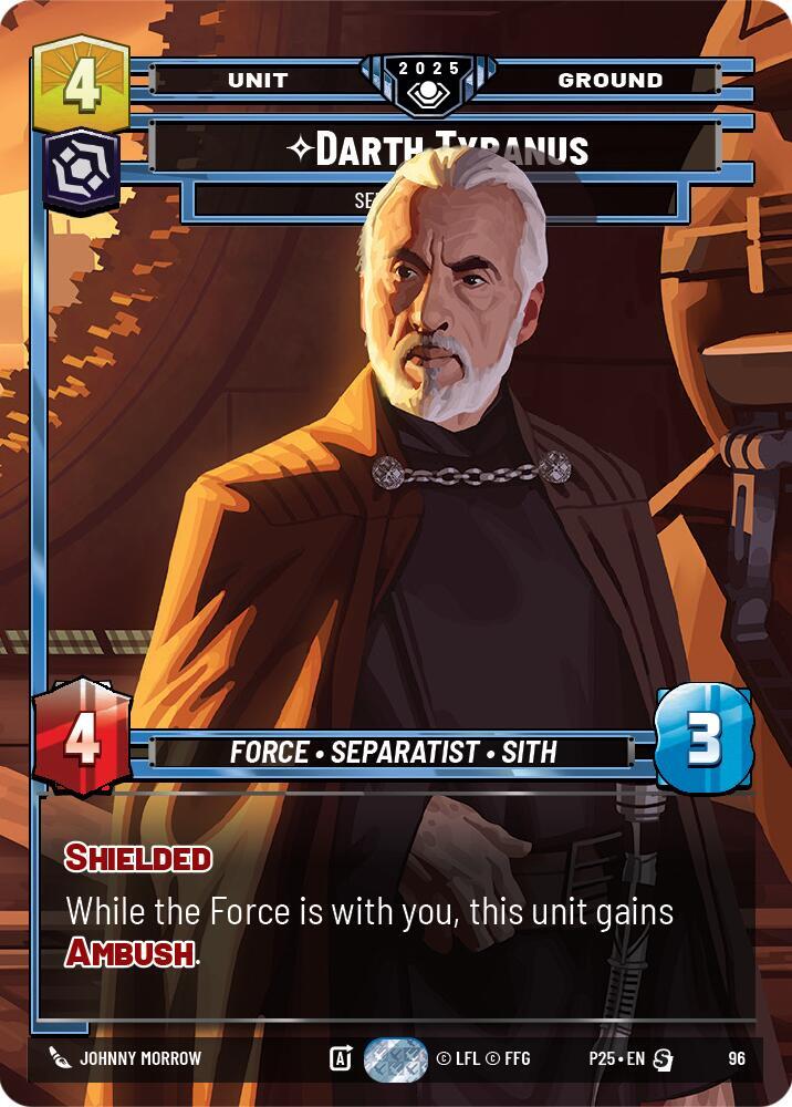 Darth Tyranus - Servant of Sidious (96) [Organized Play Promos]