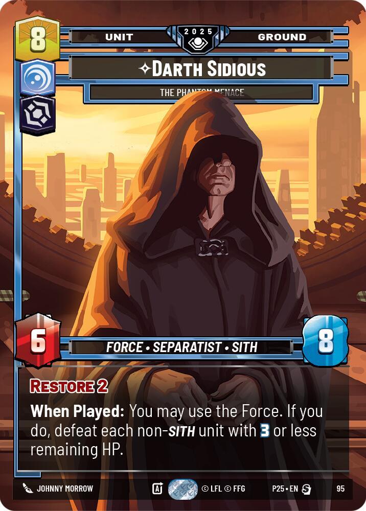 Darth Sidious - The Phantom Menace (95) [Organized Play Promos]