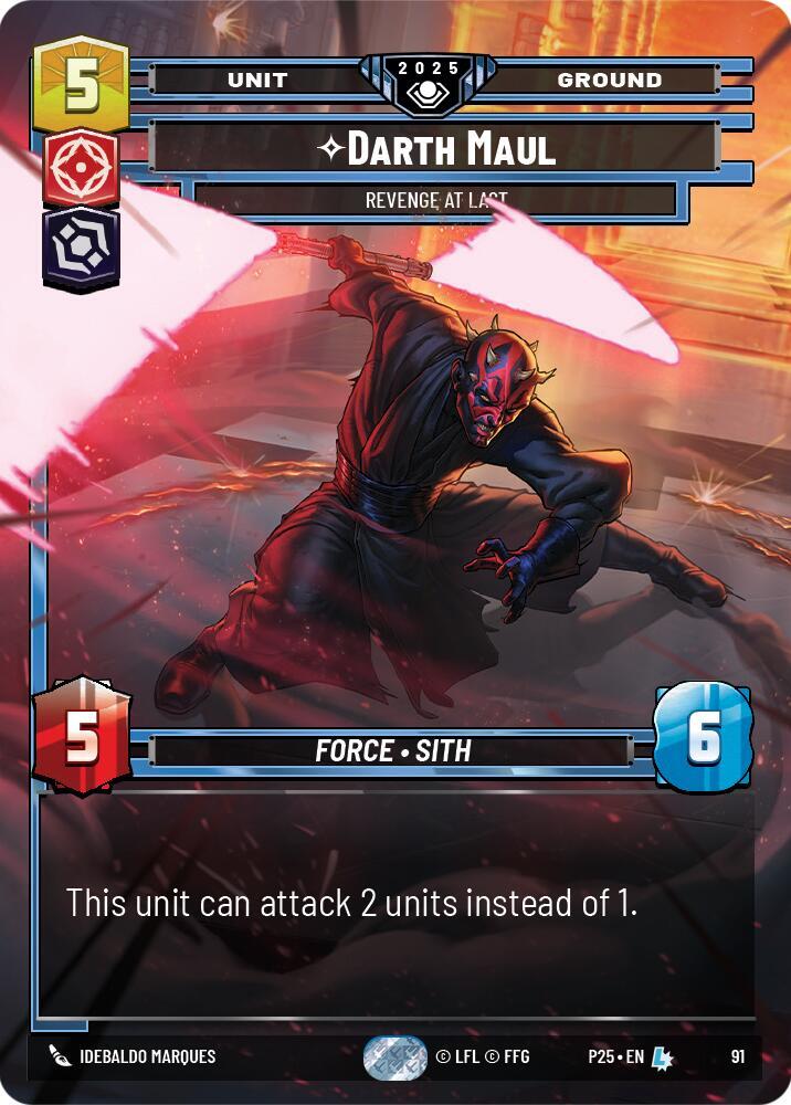 Darth Maul - Revenge at Last (91) [Organized Play Promos]