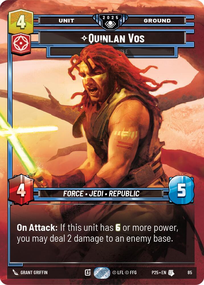 Quinlan Vos - Dark Disciple (85) [Organized Play Promos]