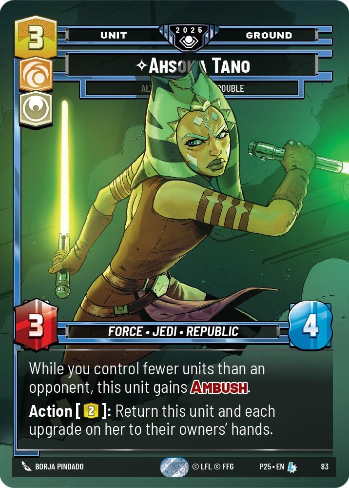 Ahsoka Tano - Always Ready For Trouble (83) [Organized Play Promos]
