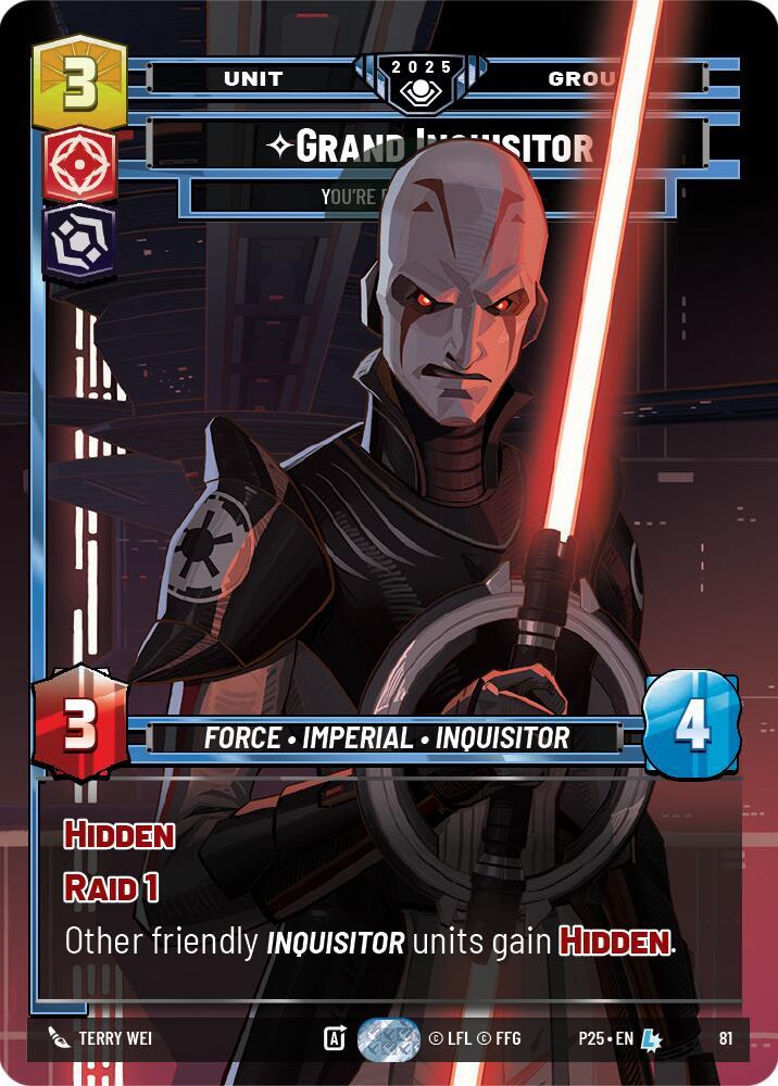 Grand Inquisitor - You're Right to Be Afraid (81) [Organized Play Promos]