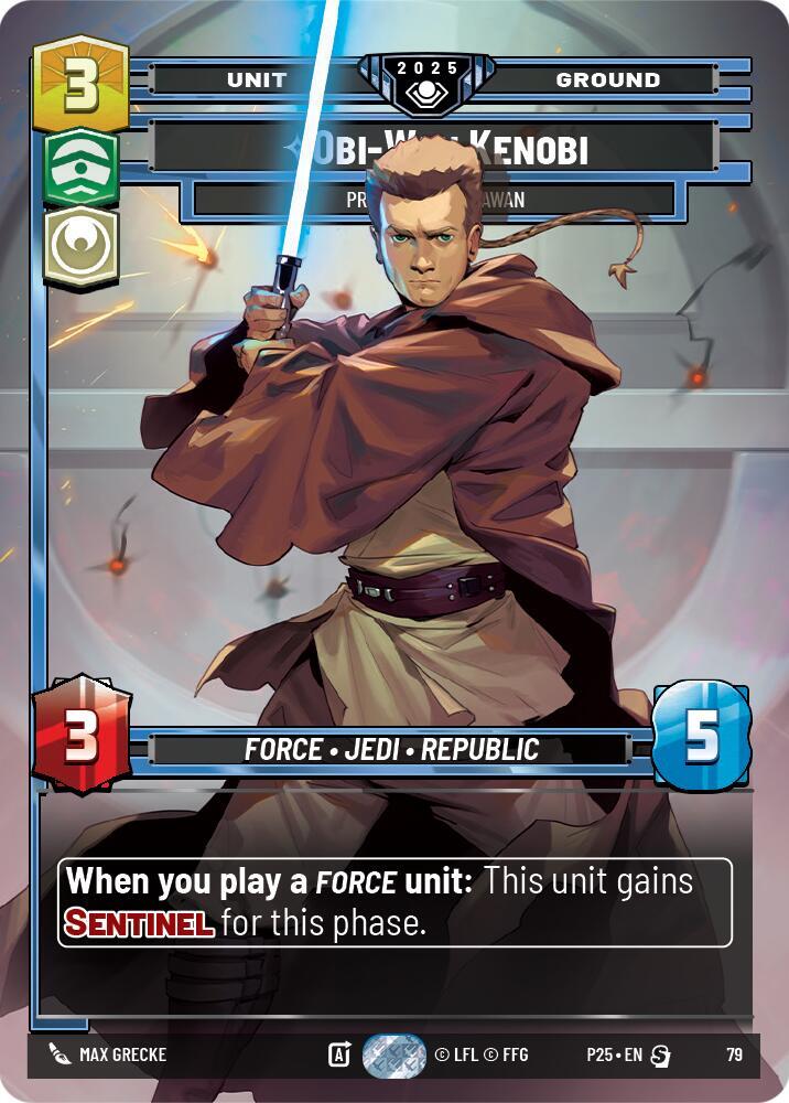 Obi-Wan Kenobi - Protective Padawan (79) [Organized Play Promos]