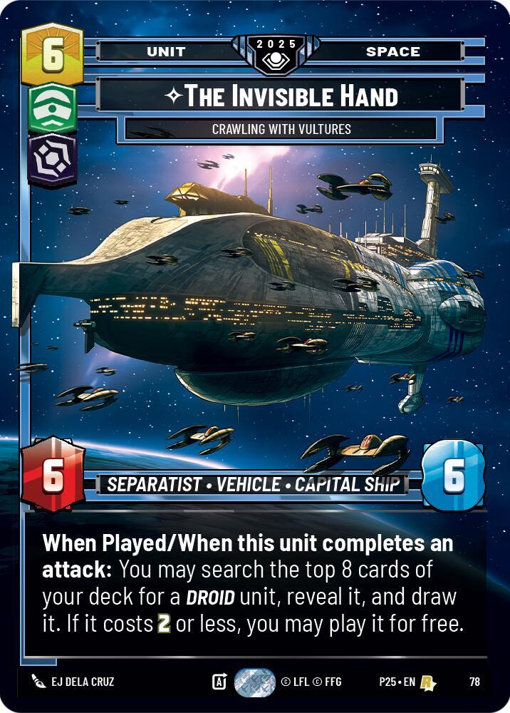 The Invisible Hand - Crawling With Vultures (78) [Organized Play Promos]