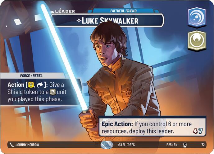 Luke Skywalker - Faithful Friend (72) [Organized Play Promos]
