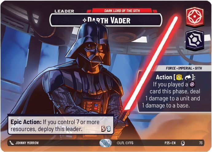 Darth Vader - Dark Lord of the Sith (73) [Organized Play Promos]