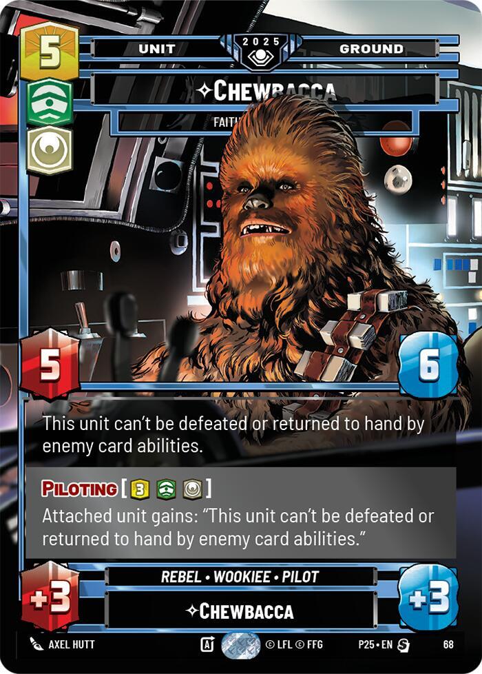 Chewbacca - Faithful First Mate (68) [Organized Play Promos]