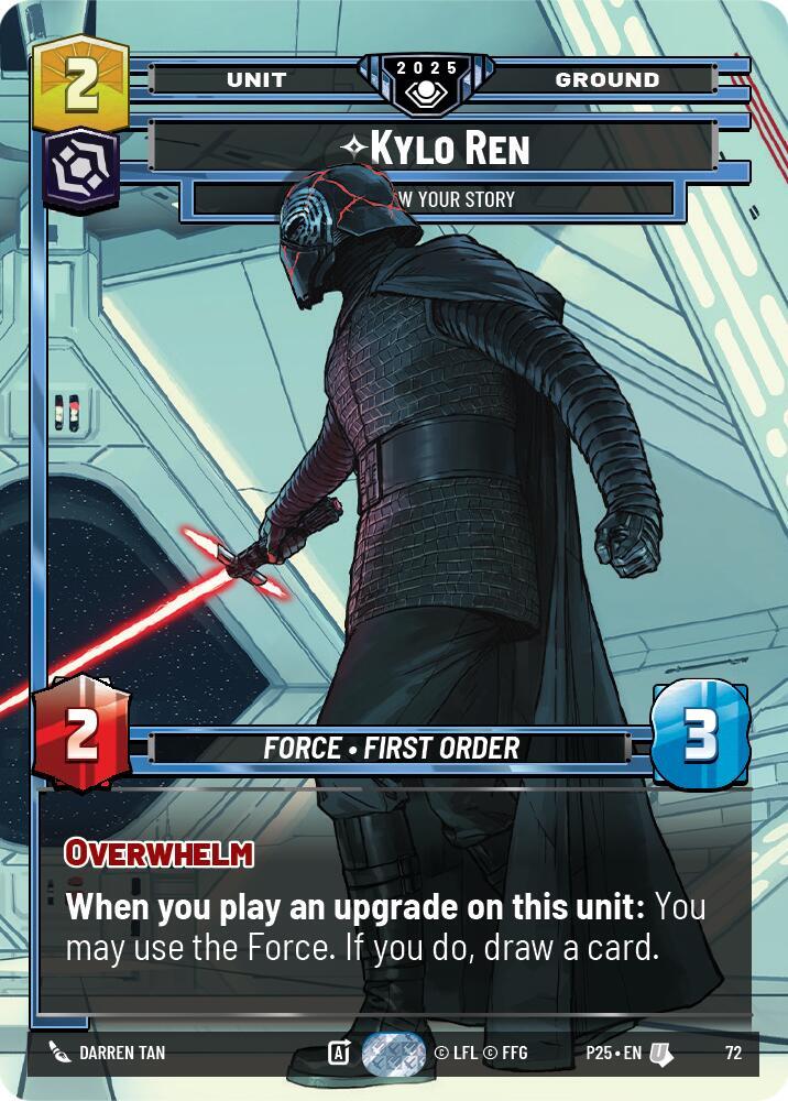 Kylo Ren - I Know Your Story (72) [Organized Play Promos]