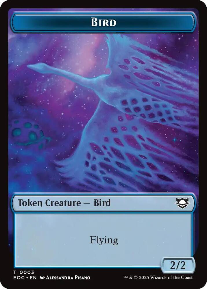 Bird // Pest Double-Sided Token (3 // 9) [Edge of Eternities Commander]