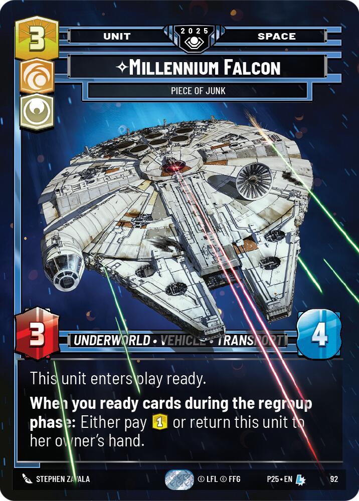 Millennium Falcon - Piece of Junk (92) [Organized Play Promos]