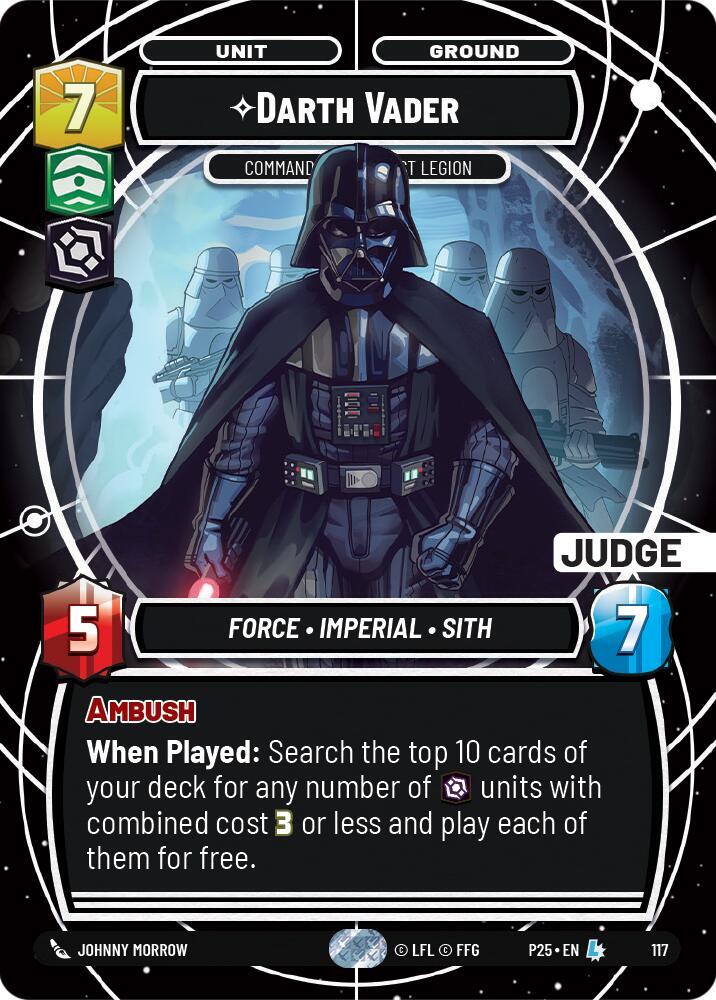 Darth Vader - Commanding the First Legion (117) [Judge Promos]