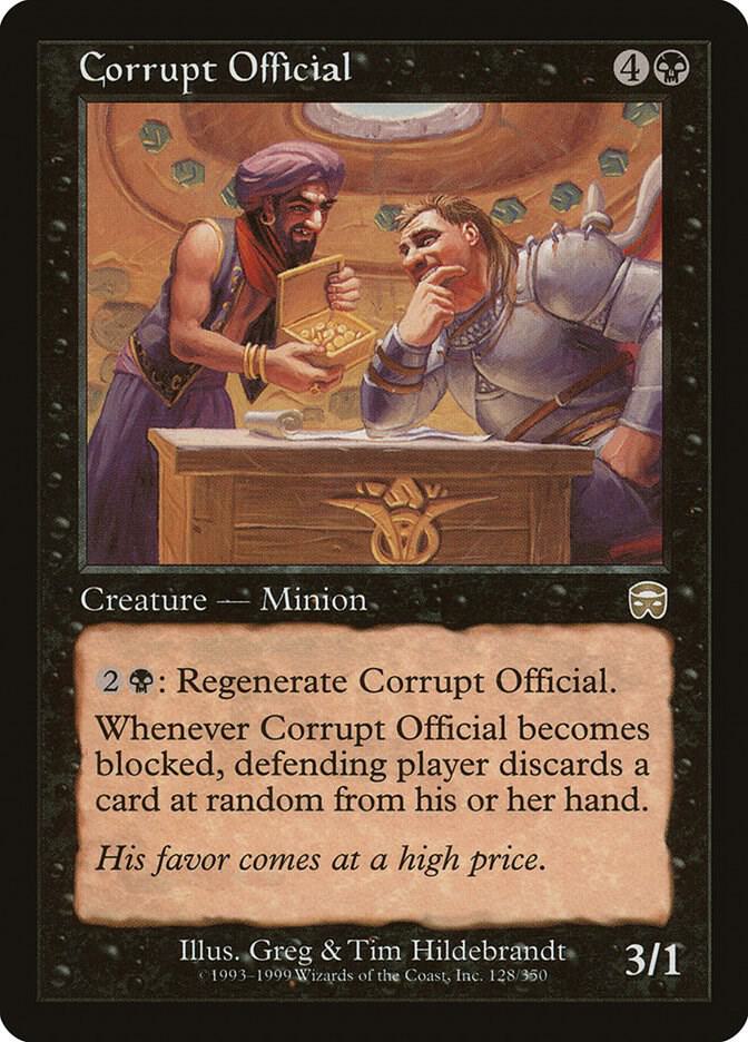 Corrupt Official (128) [Mercadian Masques]