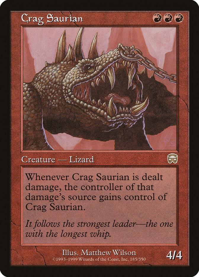 Crag Saurian (185) [Mercadian Masques]