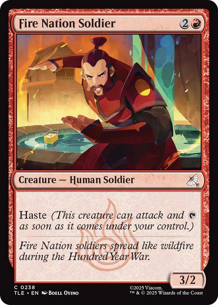 Fire Nation Soldier (0238) [Avatar: The Last Airbender: Eternal-Legal]