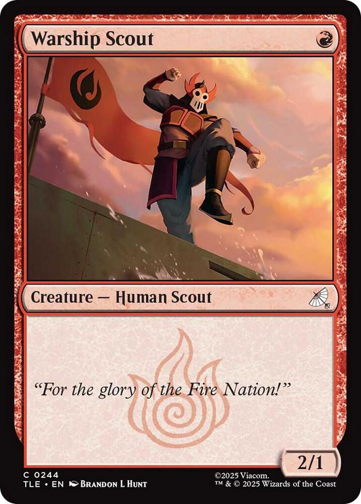 Warship Scout (0244) [Avatar: The Last Airbender: Eternal-Legal]