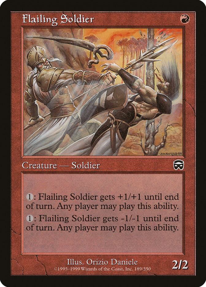 Flailing Soldier (189) [Mercadian Masques]