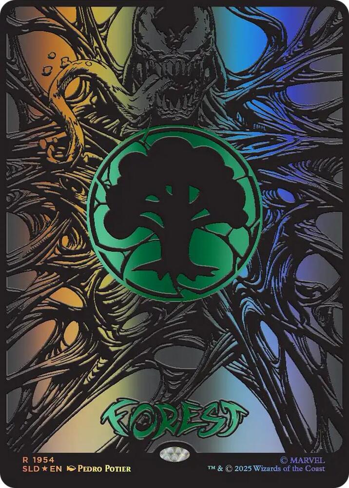 Forest (1954) (Raised Foil) [Secret Lair Drop]