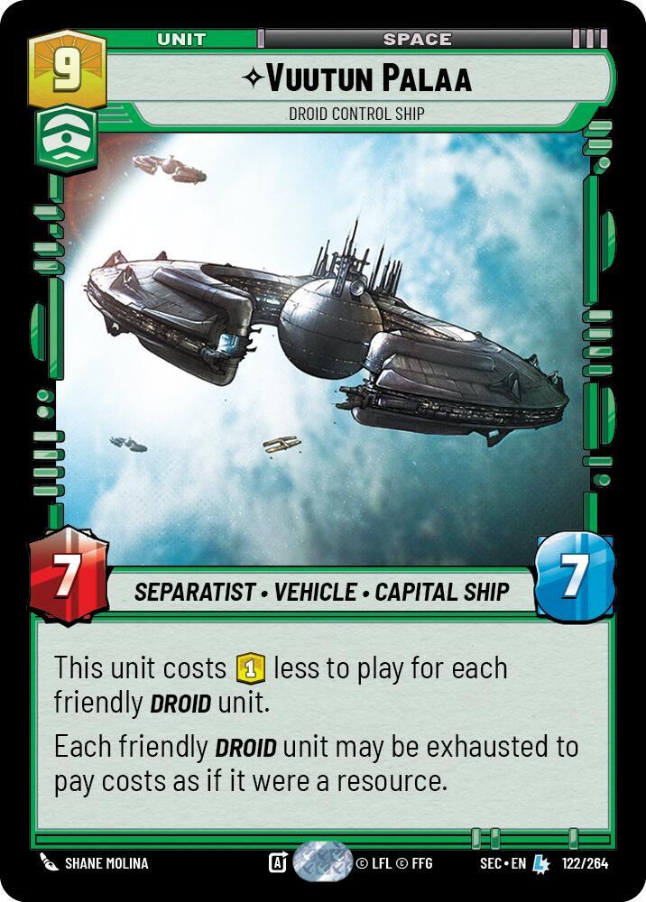 Vuutun Palaa - Droid Control Ship (122/264) [Secrets of Power]
