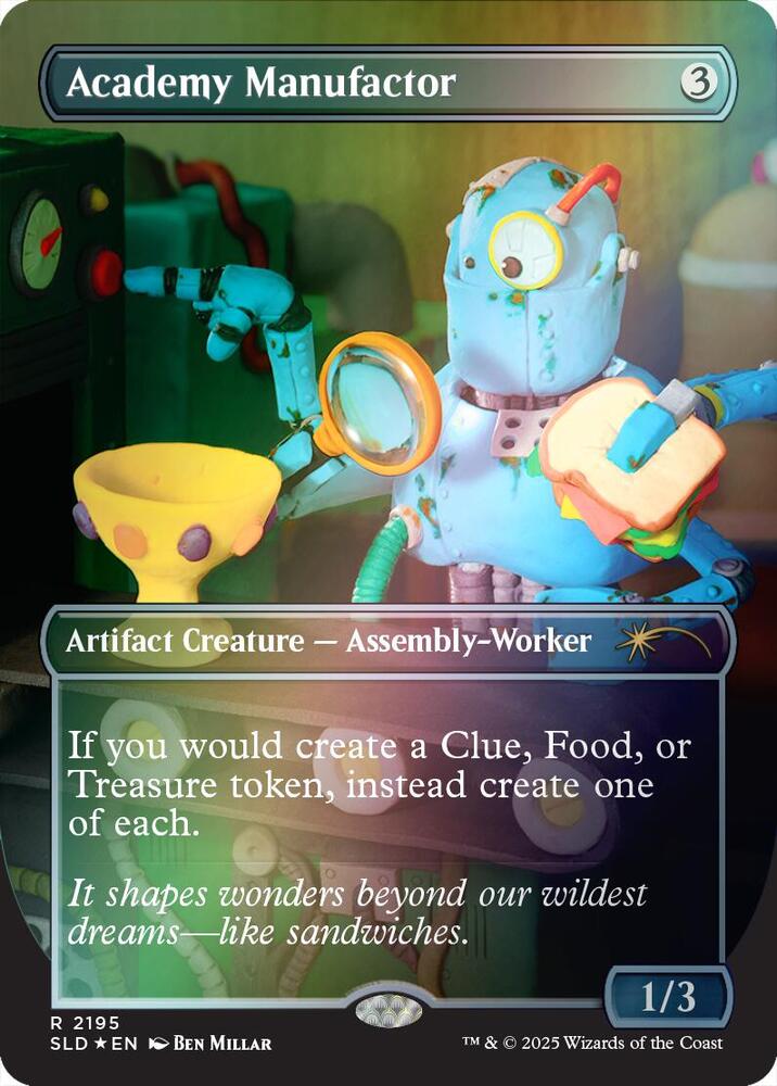 Academy Manufactor (Rainbow Foil) (2195) [Secret Lair Drop]