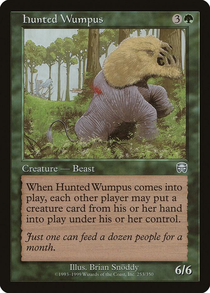 Hunted Wumpus (253) [Mercadian Masques]