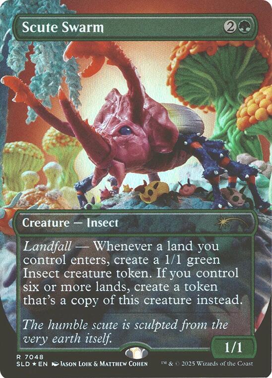 Scute Swarm (Rainbow Foil) (7048) [Secret Lair Drop]