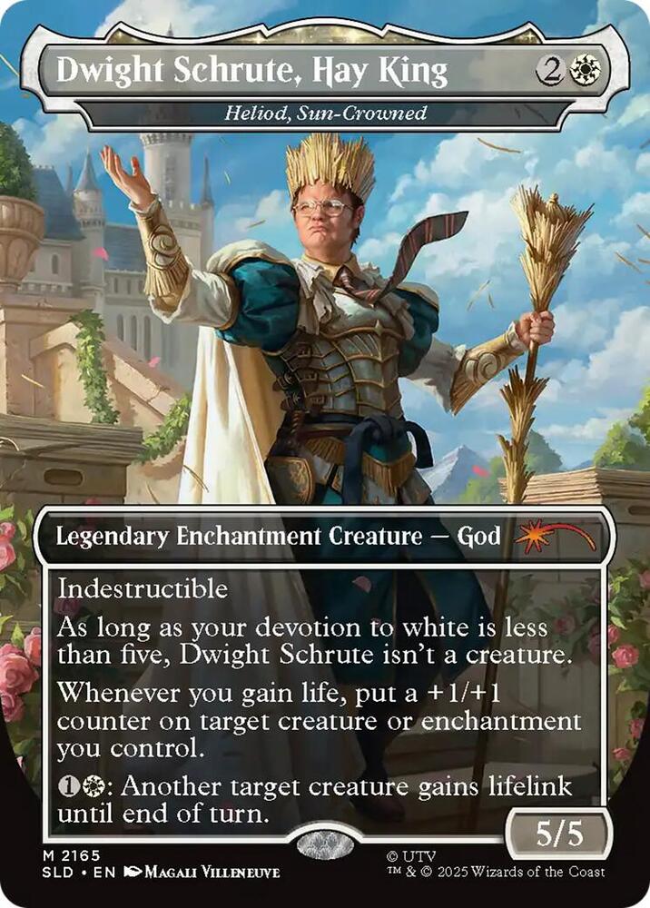 Dwight Schrute, Hay King - Heliod, Sun-Crowned (2165) [Secret Lair Drop]