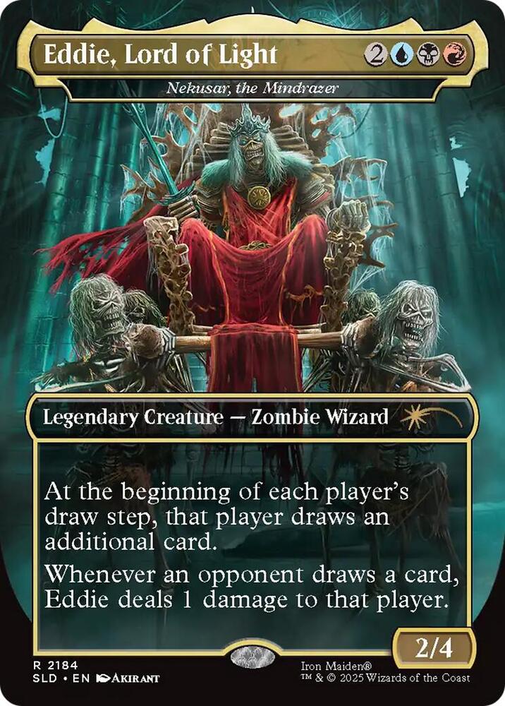 Eddie, Lord of Light - Nekusar, the Mindrazer (2184) [Secret Lair Drop]