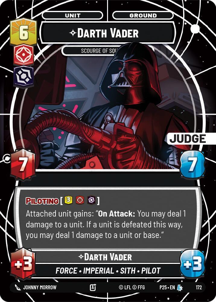 Darth Vader - Scourge of Squadrons (Judge) (172) [Judge Promos]