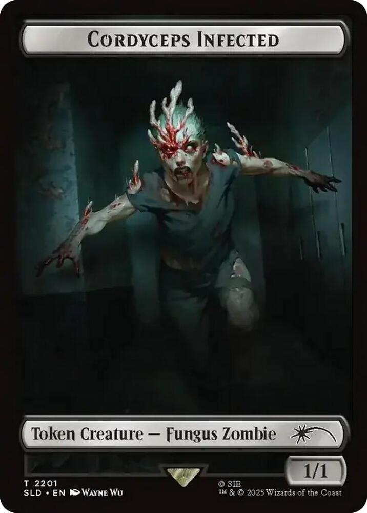 Cordyceps Infected Token (2201) [Secret Lair Drop]