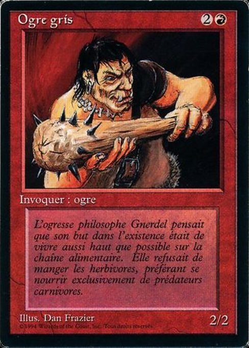 Gray Ogre (157) [Foreign Black Border]