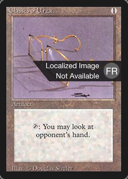 Glasses of Urza (249) [Foreign Black Border]