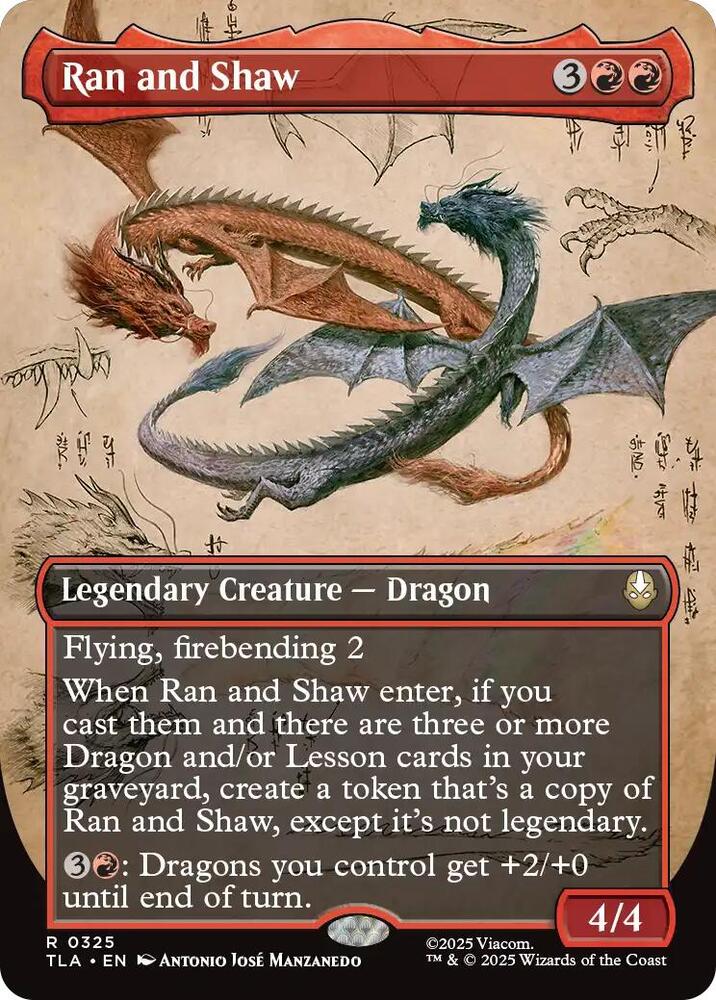 Ran and Shaw (Borderless) (325) [Avatar: The Last Airbender]