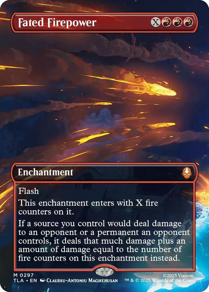 Fated Firepower (Borderless) (297) [Avatar: The Last Airbender]