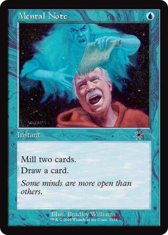 Mental Note (Retro Frame) (2154) [Secret Lair Drop]
