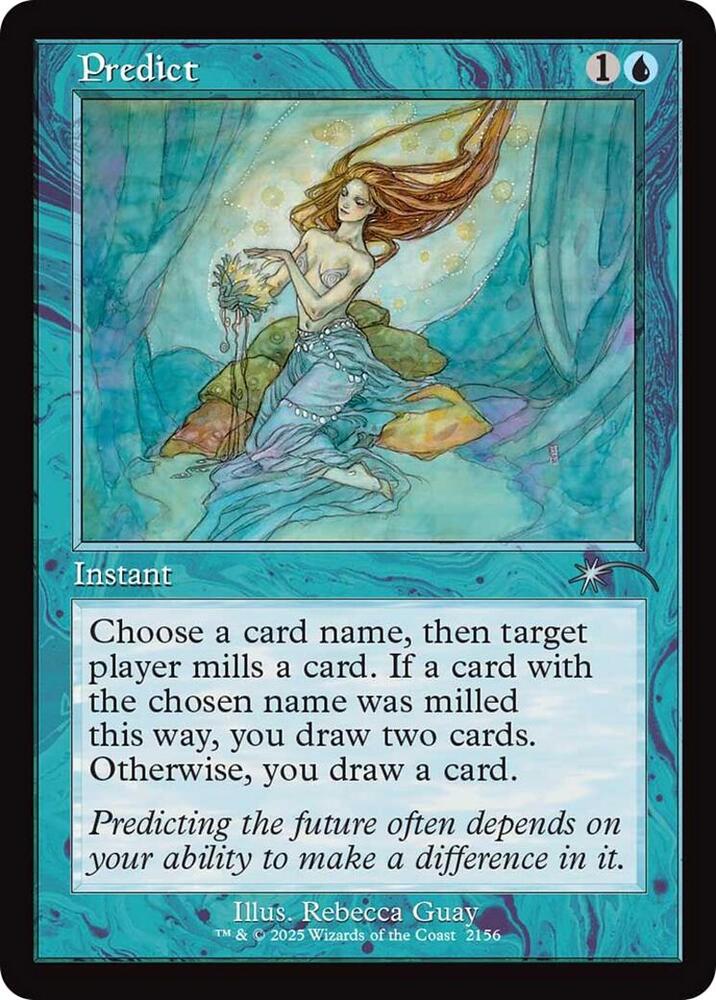 Predict (Retro Frame) (2156) [Secret Lair Drop]